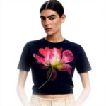 T-shirt Donna Desigual 25swtk24 Cotone Stampa Arty