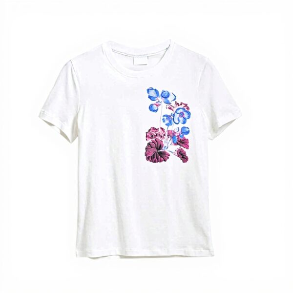 T-shirt Donna Desigual 25swtk48 Cotone Stampa Floreale