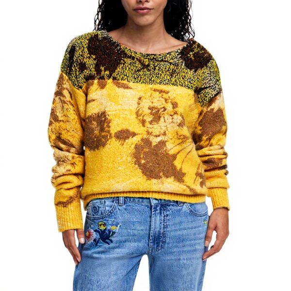 Jeans Donna Desigual 25wwdd23 Classico Dritto Blu