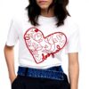 T-shirt Donna Desigual 25wwtk50 Bianca Collo Rotondo
