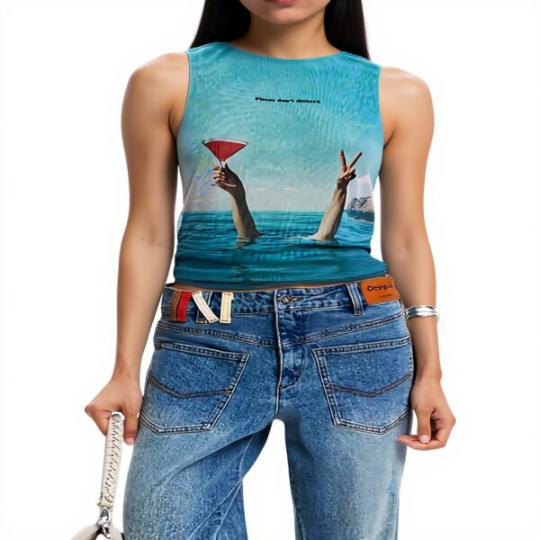 Maglia termica Desigual donna bianca modello 25wwtkx4