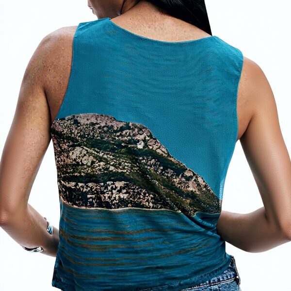 Maglia termica Desigual donna bianca modello 25wwtkx4