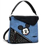 Zainetto donna Desigual PU blu tasche interne Topolino