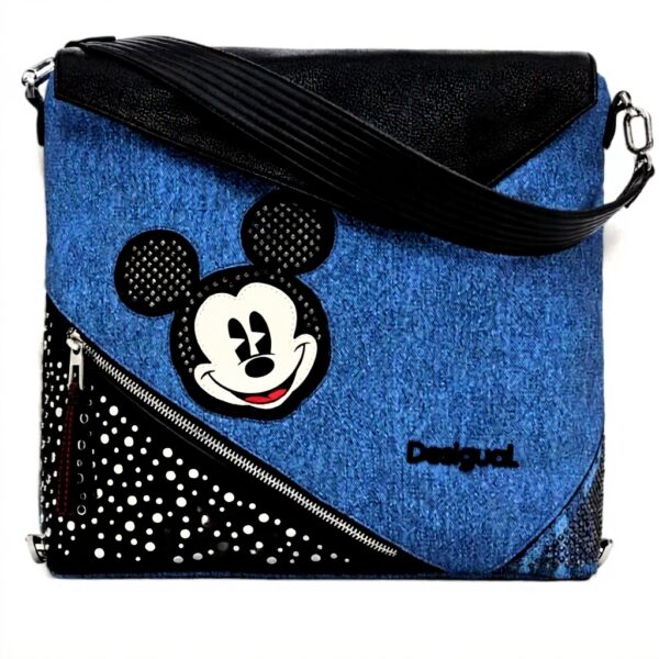 Zainetto donna Desigual PU blu tasche interne Topolino