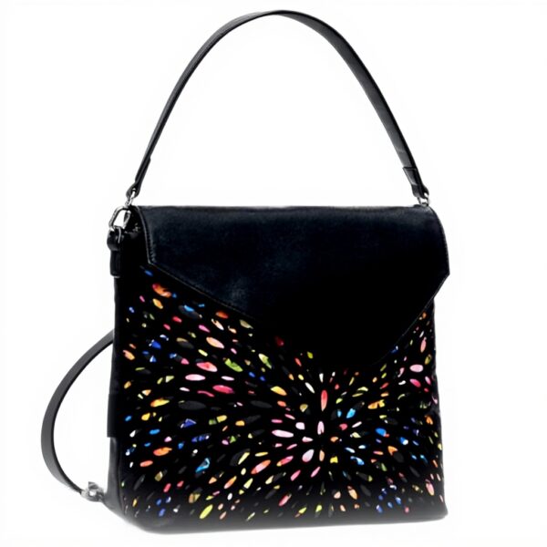 Zaino Donna Desigual Nero Mini PU Multitasca Riciclato