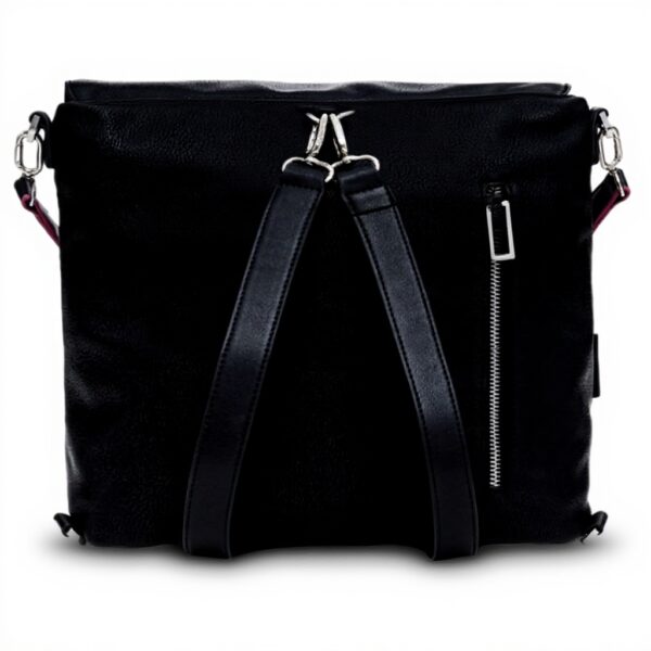 Zaino Donna Desigual Nero Mini PU Multitasca Riciclato