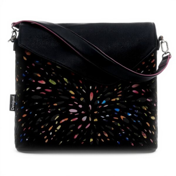 Zaino Donna Desigual Nero Mini PU Multitasca Riciclato