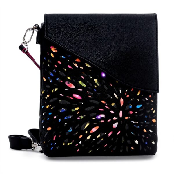 Zaino Donna Desigual Nero Mini PU Multitasca Riciclato