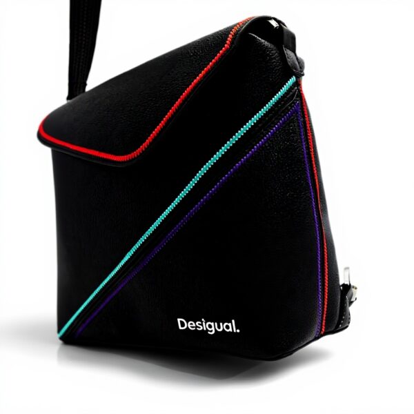 Zainetto Donna Desigual Nero Mini PU Accessories Design