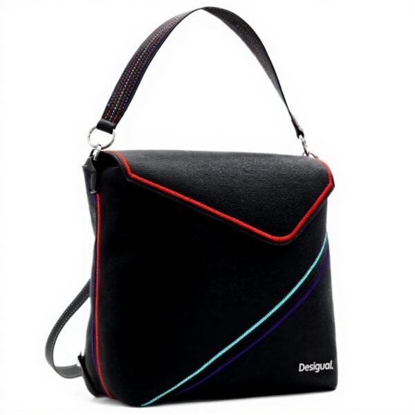 Zainetto Donna Desigual Nero Mini PU Accessories Design