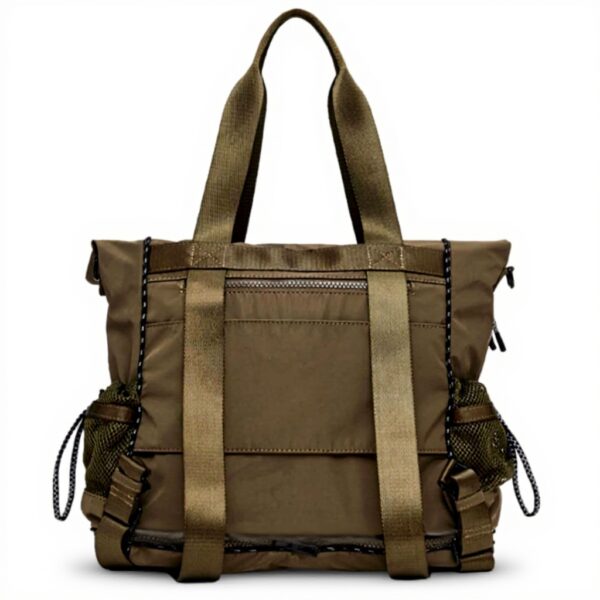 Zaino donna Desigual nylon verde tasche multiple