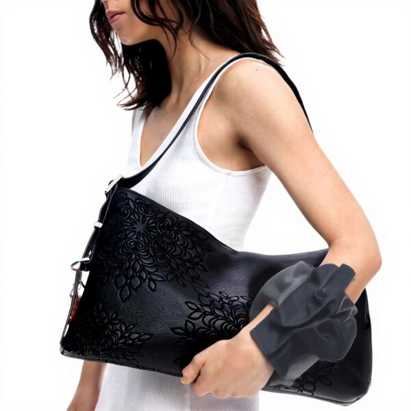 Borsa a spalla Desigual Sierra Buxton Mini nera unisex