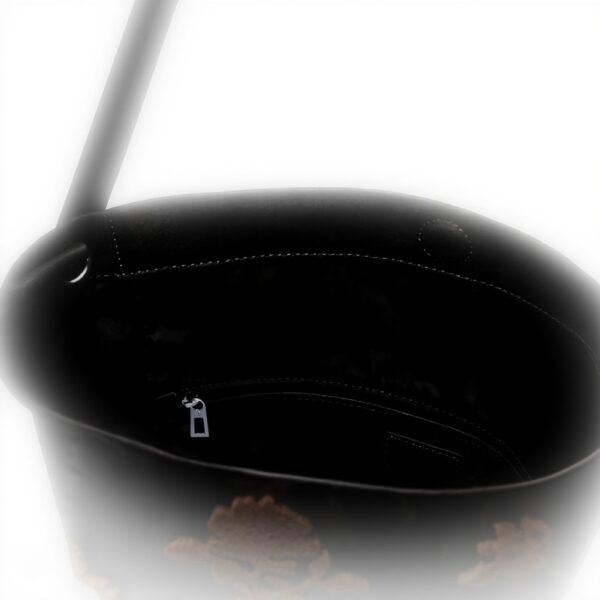 Borsa a mano Desigual Stencil Flower LO cioccolato unisex