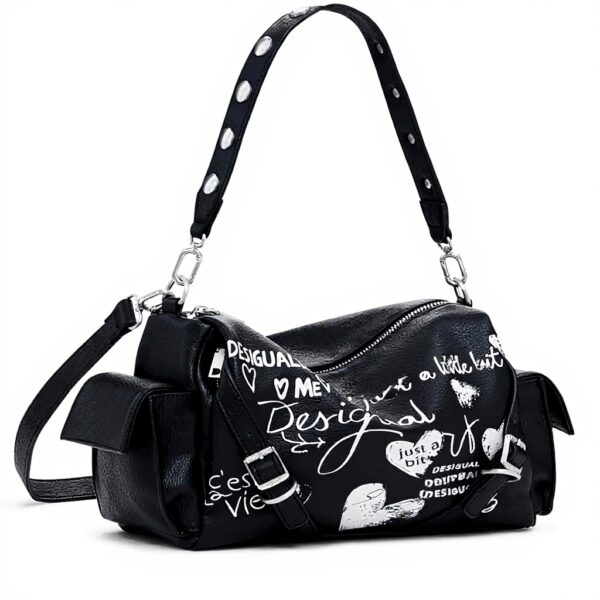 Borsa a tracolla Desigual Habana Seshat nero design elegante