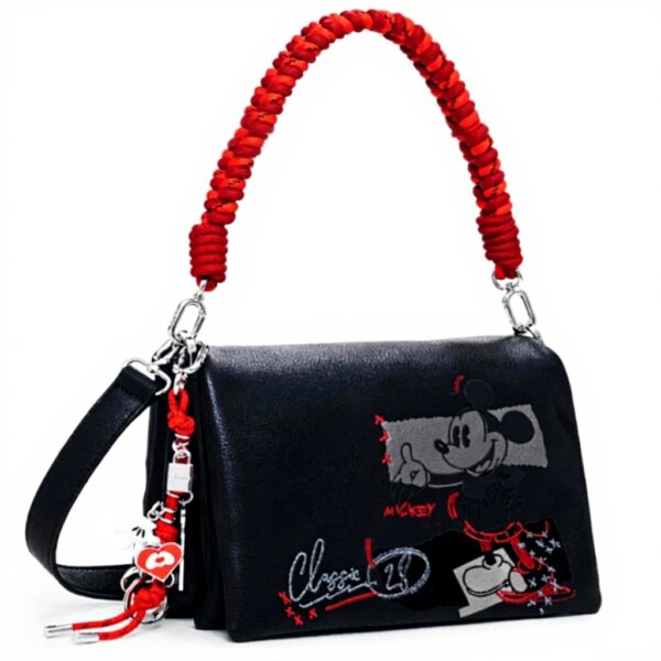 Borsa a tracolla Desigual Mickey Rock Dortmund Nero donna