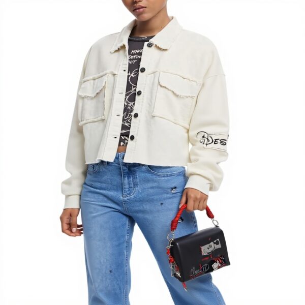 Borsa a tracolla Desigual Mickey Rock Dortmund Nero donna