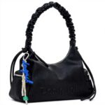 Borsa a tracolla Desigual Montville Logo Nero donna moda