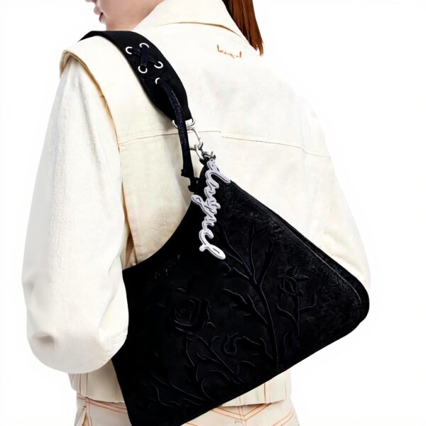Borsa a tracolla Desigual Romeo Floral Manaos 2.0 Nero
