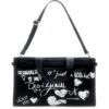 Borsa a tracolla Desigual Hobart Seshat nero shopper
