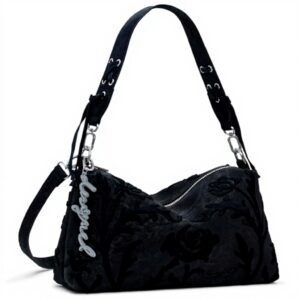 Borsa a tracolla Desigual Bergamo Floral nero design