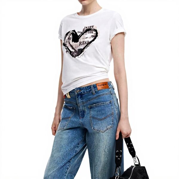 Borsa a tracolla Desigual Bergamo Floral nero design