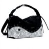 Borsa a tracolla Desigual Bergamo Snake Patch nero donna