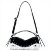 Borsa a tracolla Desigual Bergamo Snake Patch nero donna