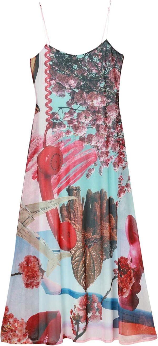 Cintura Donna Desigual Maglia NAN Nero Bianco Finiture-0