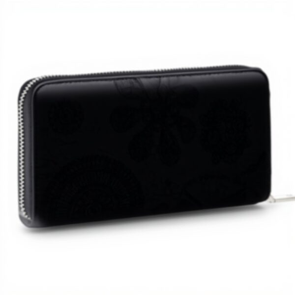 Portafogli donna Desigual Dejavu Fiona Long Nero organizzato