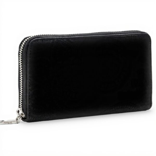 Portafogli donna Desigual Dejavu Fiona Long Nero organizzato