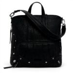 Zaino Mini Desigual Borse Donna Nero Patch Ricamo Unisex