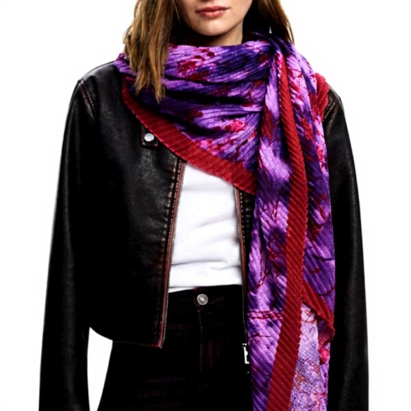 Sciarpa Desigual FOU ALINA stampa floreale tessuto