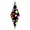 Sciarpa Desigual Fou Botanic Dreamz Diamon Nero Poliestere