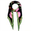 Sciarpa Desigual Fou Botanic Dreamz Diamon Nero Poliestere
