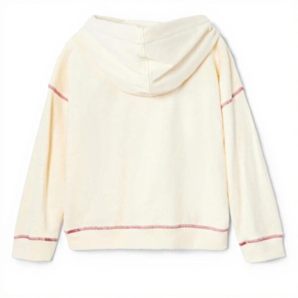 Maglia di tuta bambine Desigual felpe senza cappuccio bianco