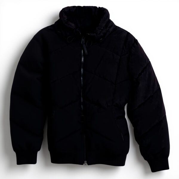 Giubbotto Donna Desigual Nero Felpa Cappuccio Tinta Unita