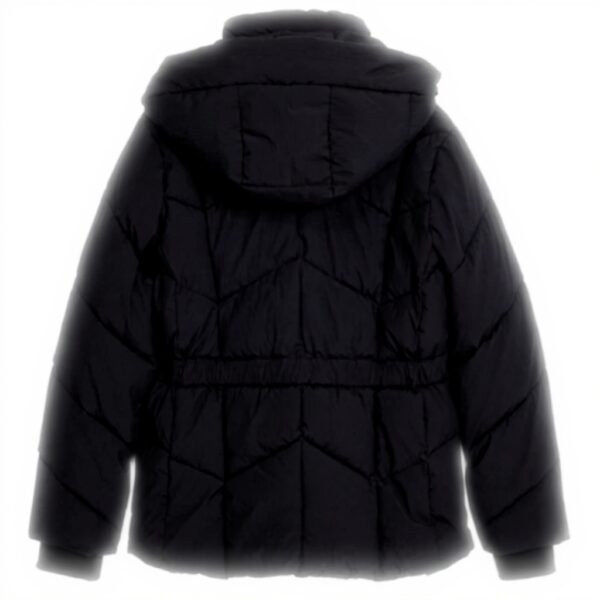 Giubbotto Donna Desigual Nero Felpa Cappuccio Tinta Unita