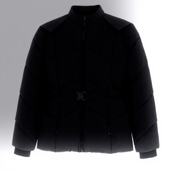 Giubbotto Donna Desigual Nero Felpa Cappuccio Tinta Unita