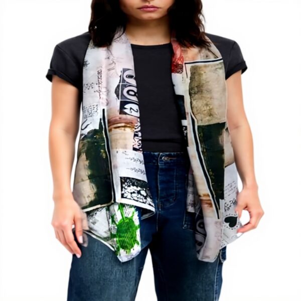 Sciarpa Desigual Juliett Rectangle Foulard Tutti Fruti Donna