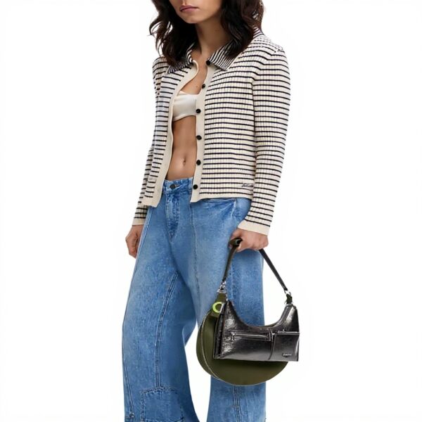 Borsa a tracolla Desigual Lyra Verde Oliva Nero Unisex