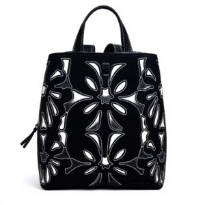 Zaino donna Desigual poliuretano nero mini borsa a zainetto