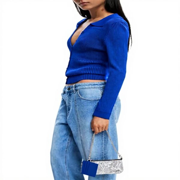 Portafogli Desigual MONE DELTA LEDA BLU Animal Print