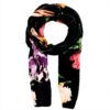 Sciarpa Desigual Imperious Nature Nero Donna Accessori