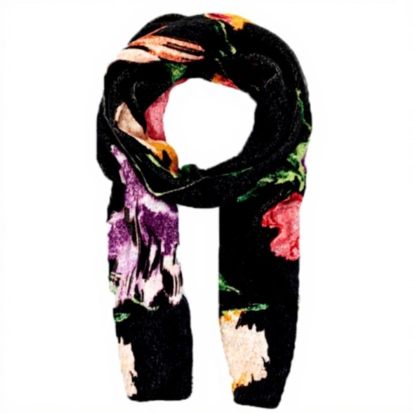 Sciarpa Desigual Imperious Nature Nero Donna Accessori