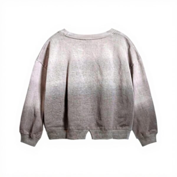 Felpa Desigual Bambine Ragazze Nero Tasca Manica Lunga