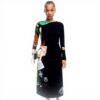 Vestito Casual Donna Desigual Nero Slim Fit Midi