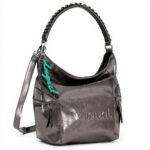 Zaino Desigual Arica Half Logo Backpack Big Dark Silver
