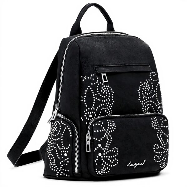 Zaino Desigual Chester Poker Face Mini Backpack Nero Casual