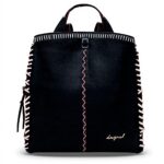 Zaino Desigual Manhattan Pespuntes Sumy Nero Casual Unisex