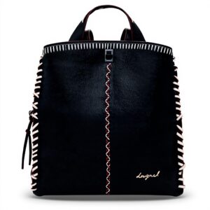 Zaino Desigual Manhattan Pespuntes Sumy Nero Casual Unisex